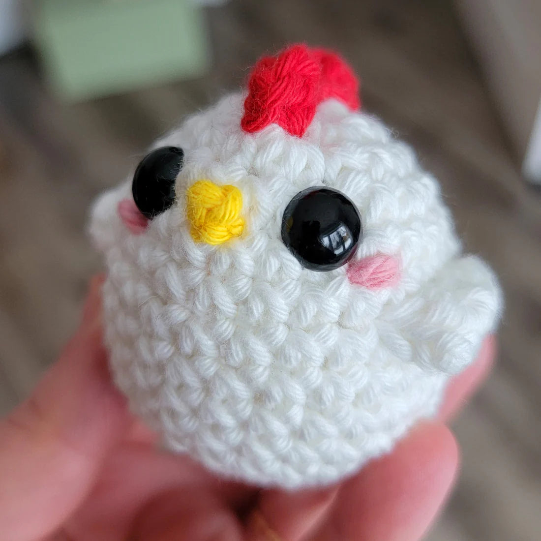 Kit de crochet pour débutants - La poule blanche