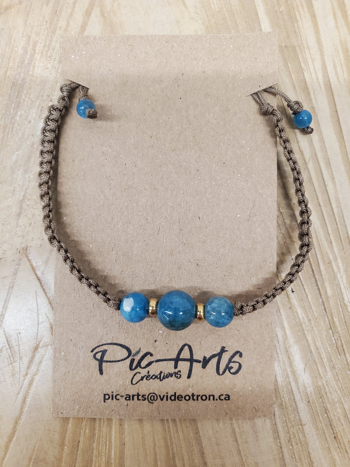 Bracelet en macramé petit - Pic-arts