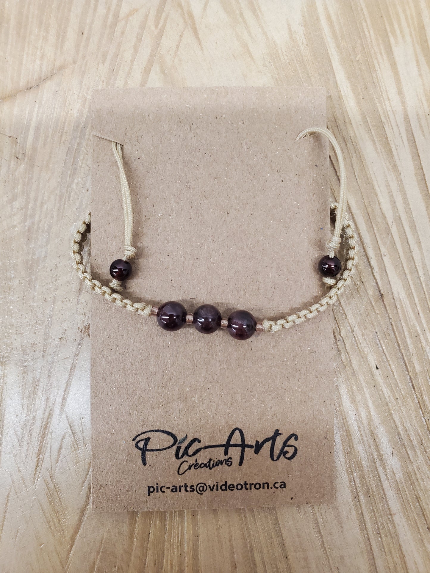 Bracelet en macramé petit - Pic-arts
