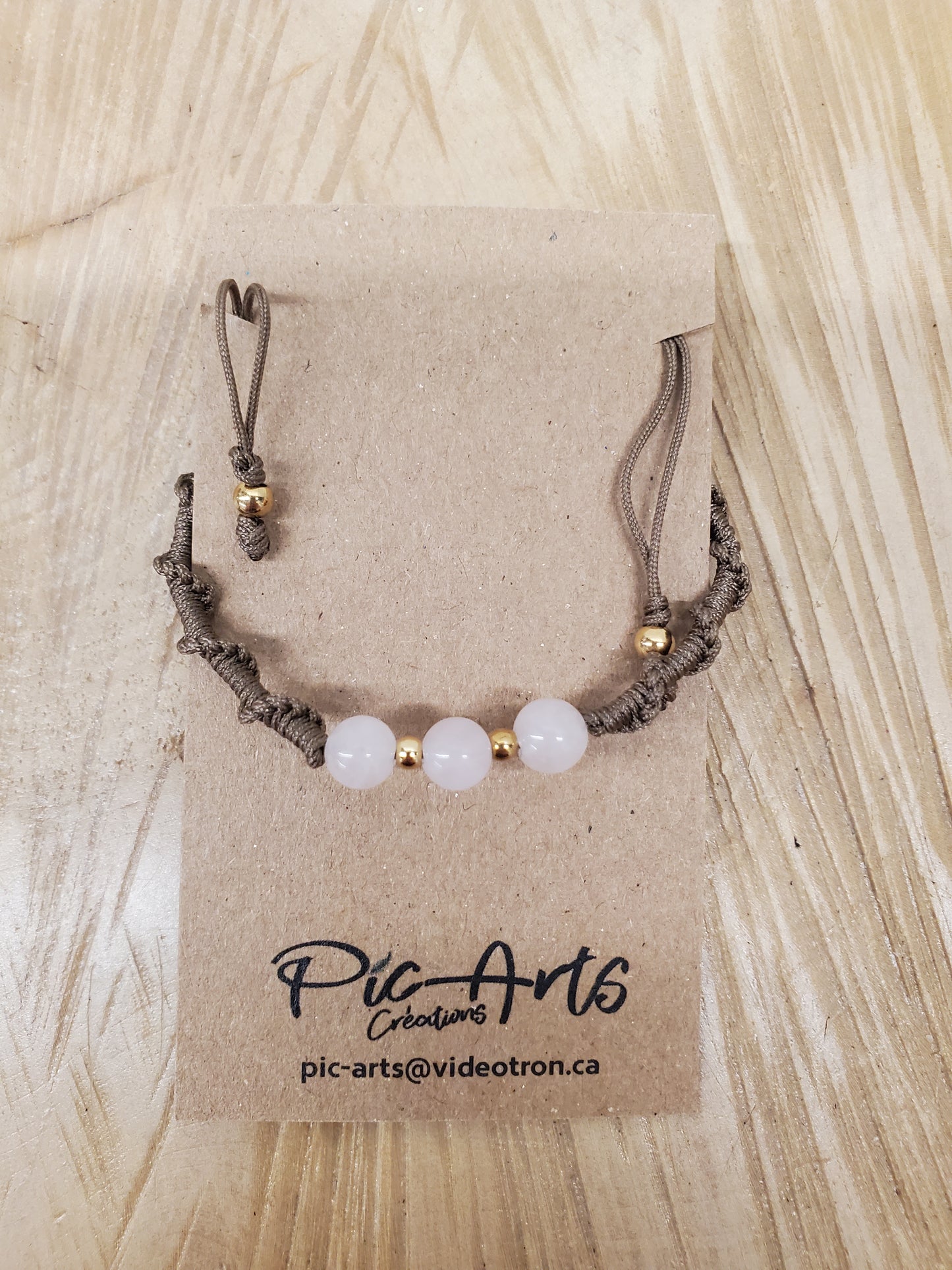 Bracelet en macramé petit - Pic-arts