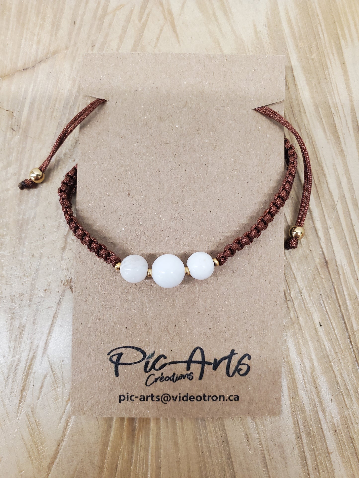 Bracelet en macramé petit - Pic-arts