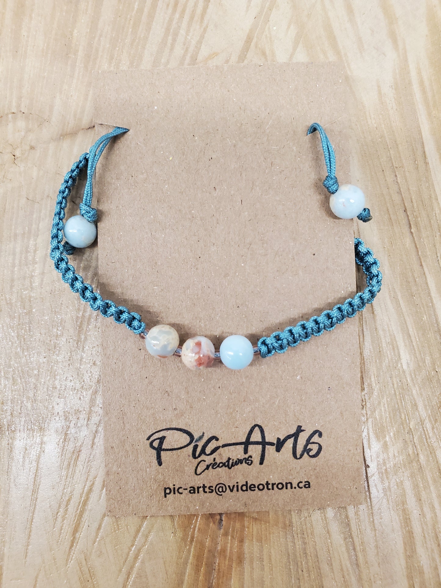 Bracelet en macramé petit - Pic-arts