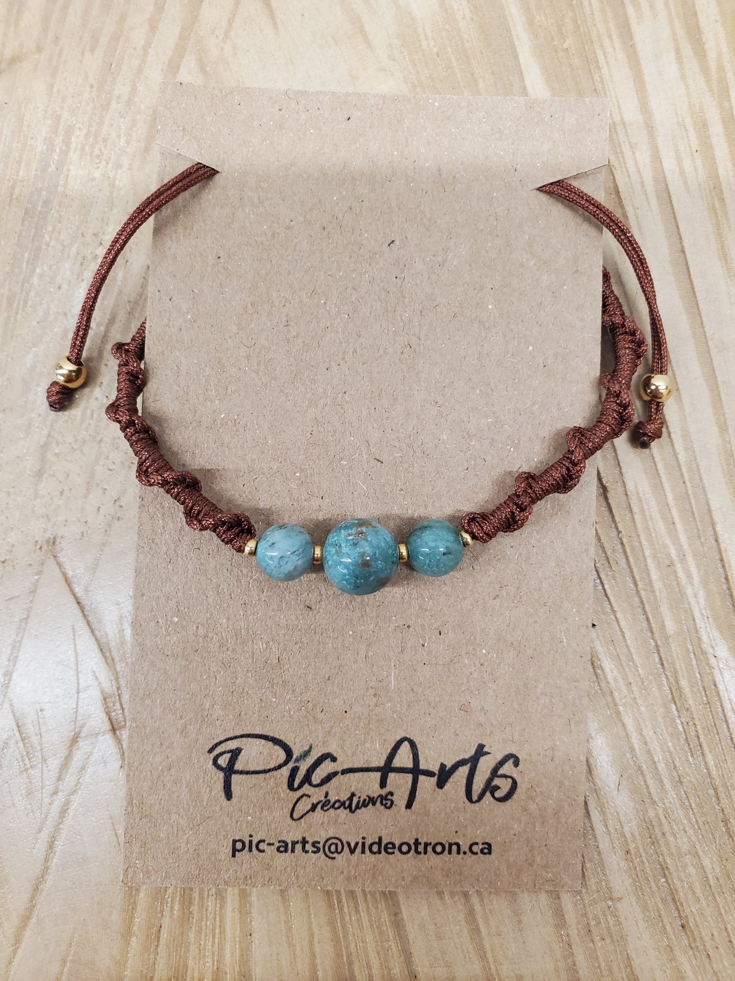 Bracelet en macramé petit - Pic-arts