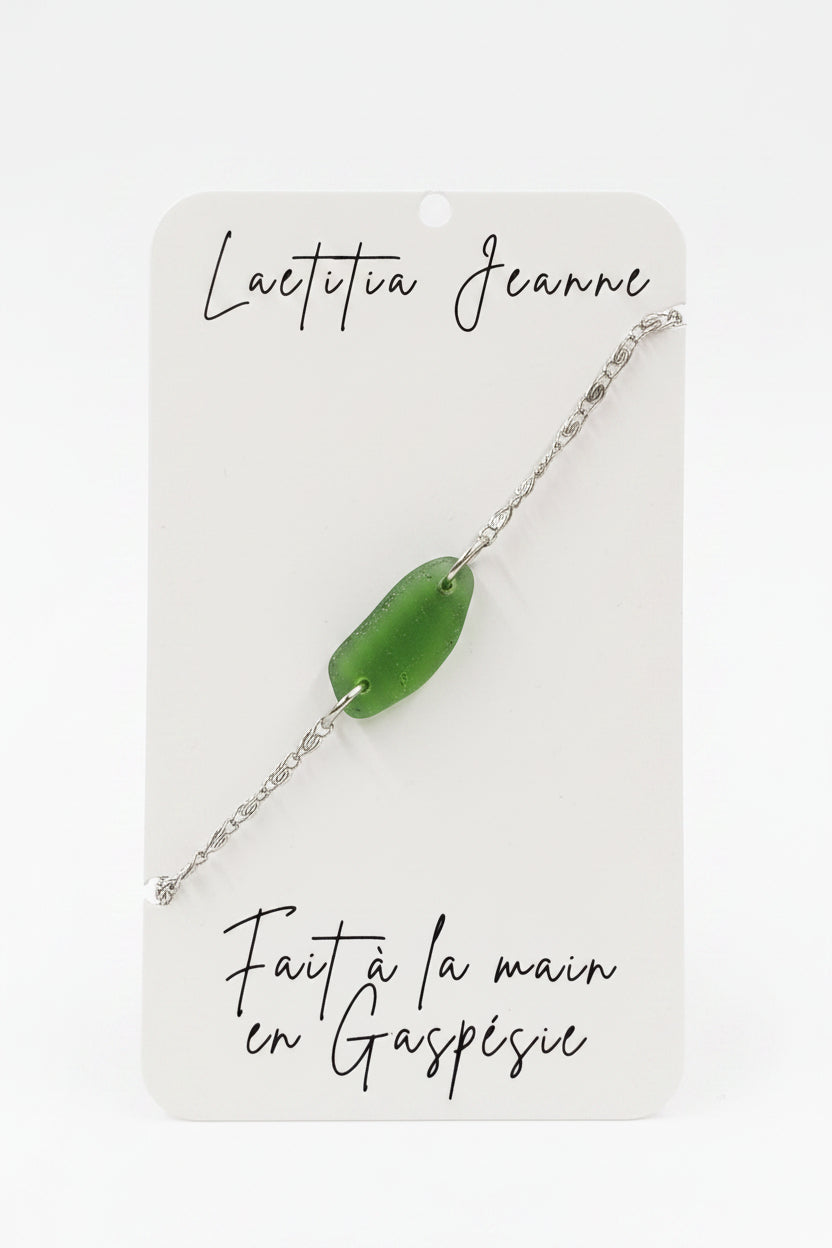 Bracelet verre de mer – Laetitia Jeanne