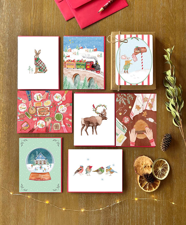 Coffret de cartes de Noël - Hobeika