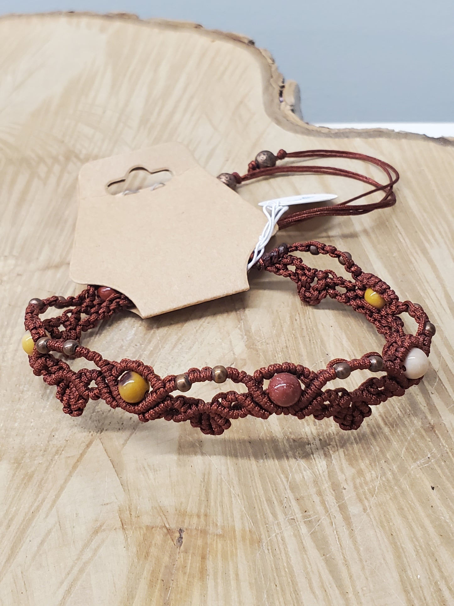 Chevillère en macramé - Pic-arts
