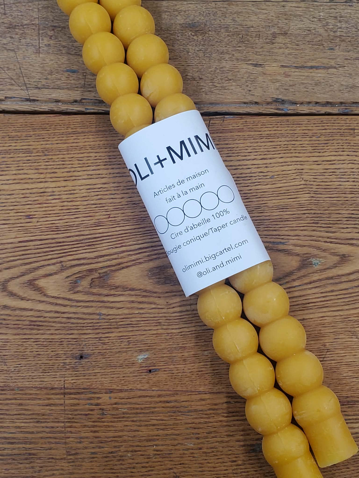 Duo de bougies boules