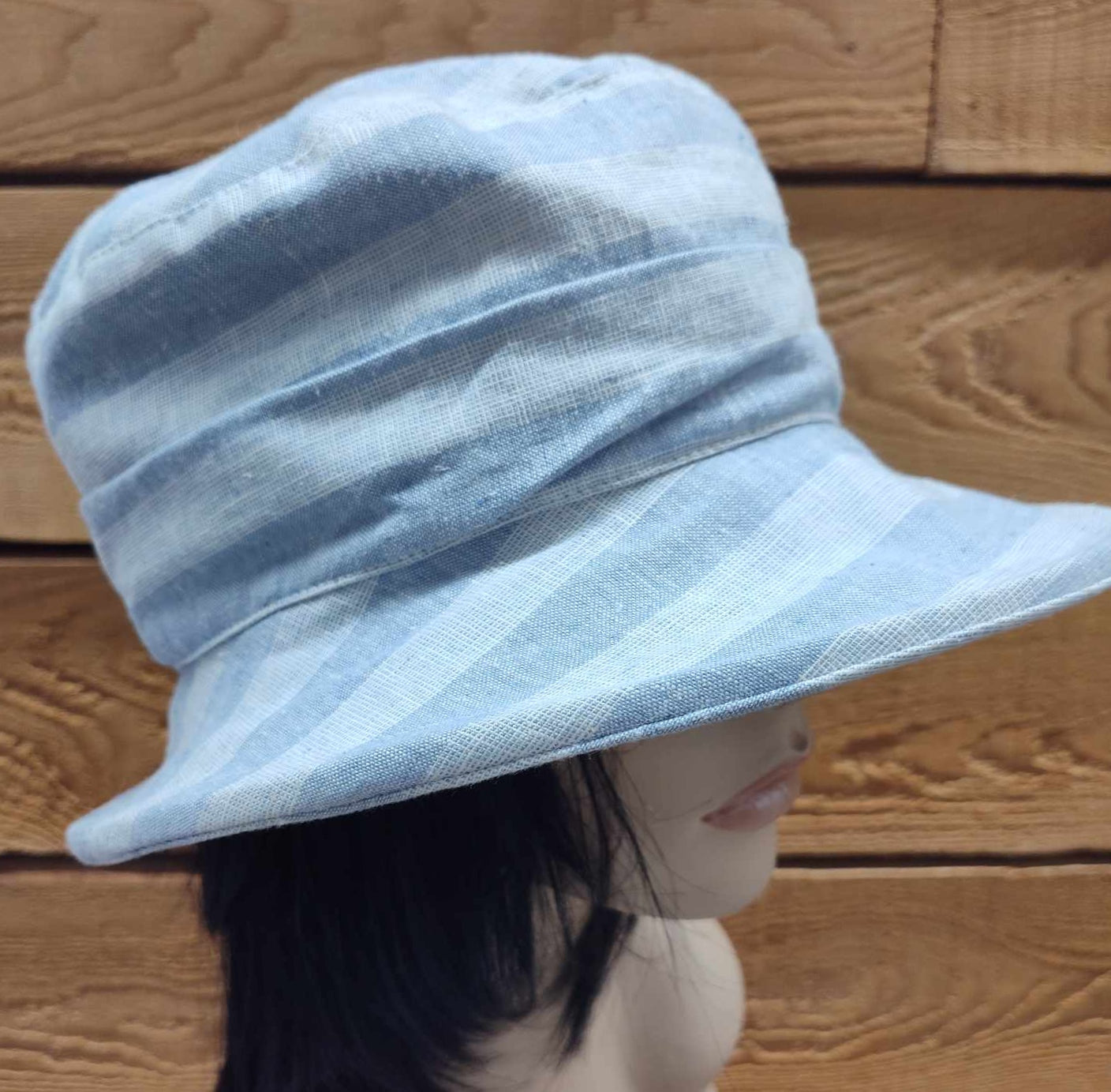Chapeau en lin à large bord (-40%)
