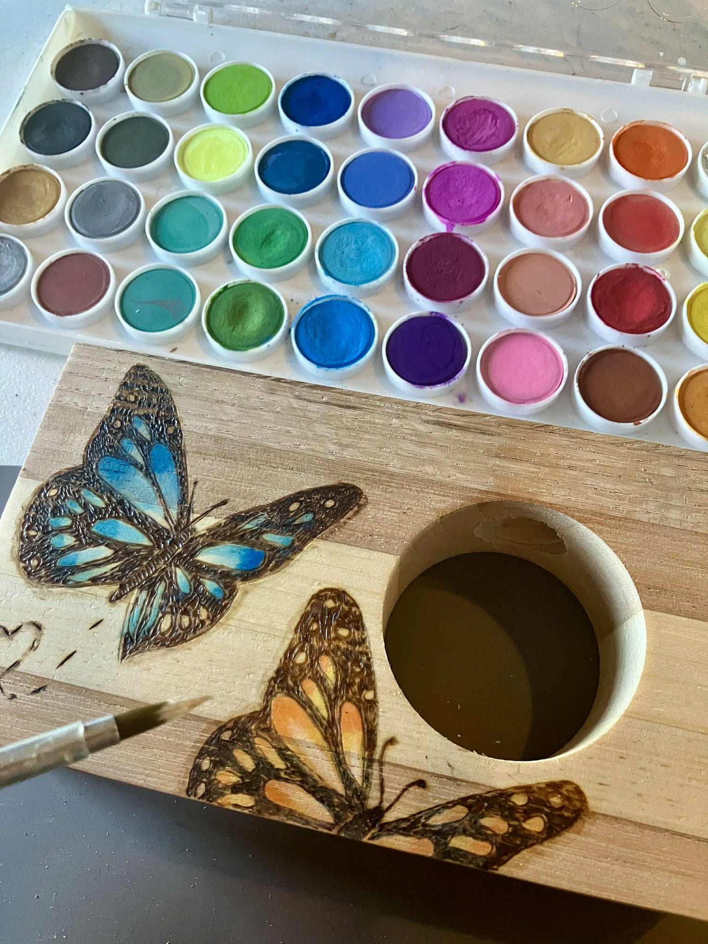 Pyrogravure sur bois : propagateur de plantes | 12 avril, 10h-13h