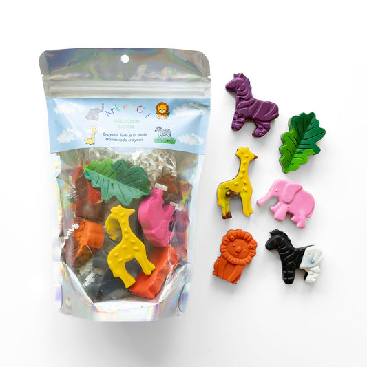 Crayons de cire - ensembles thématiques