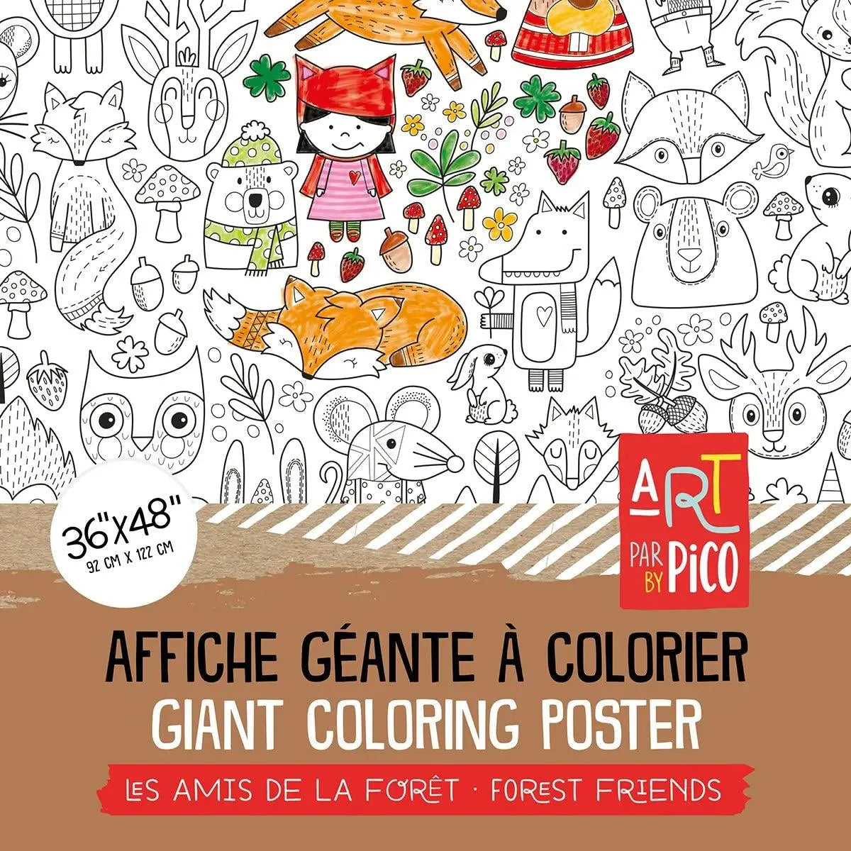 Affiche géante à colorier