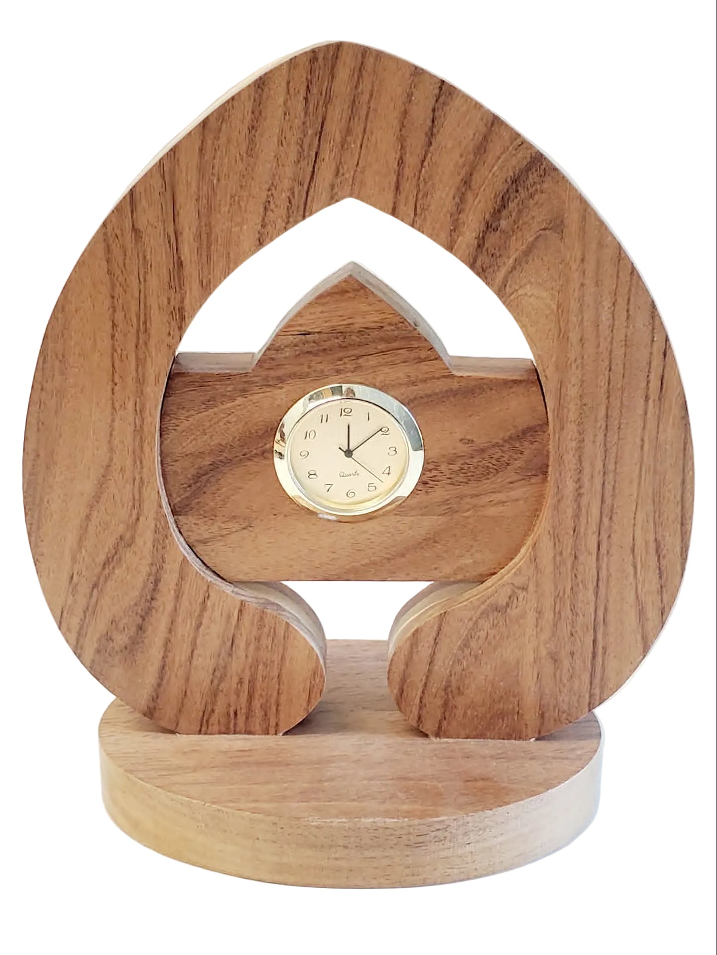 Horloge en bois faite à la main