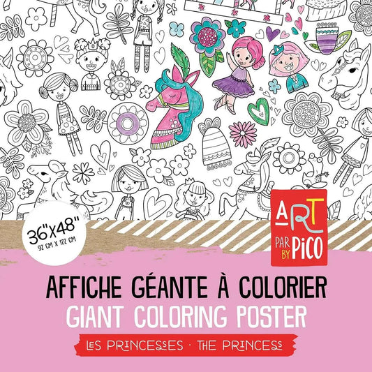 Affiche géante à colorier
