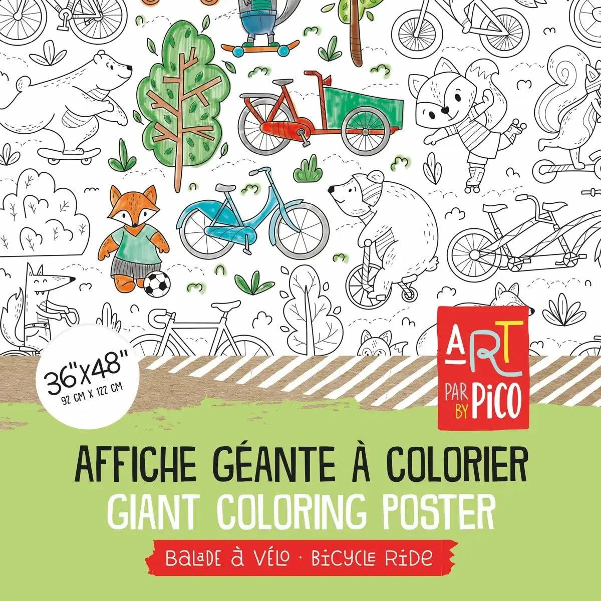 Affiche géante à colorier