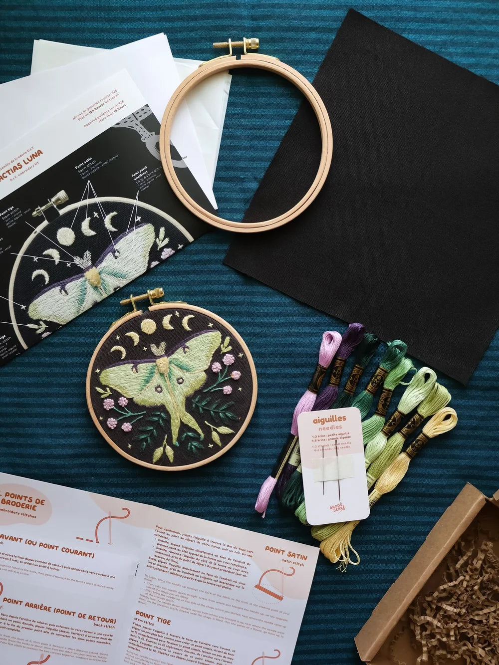 Kit de broderie - Actias Luna