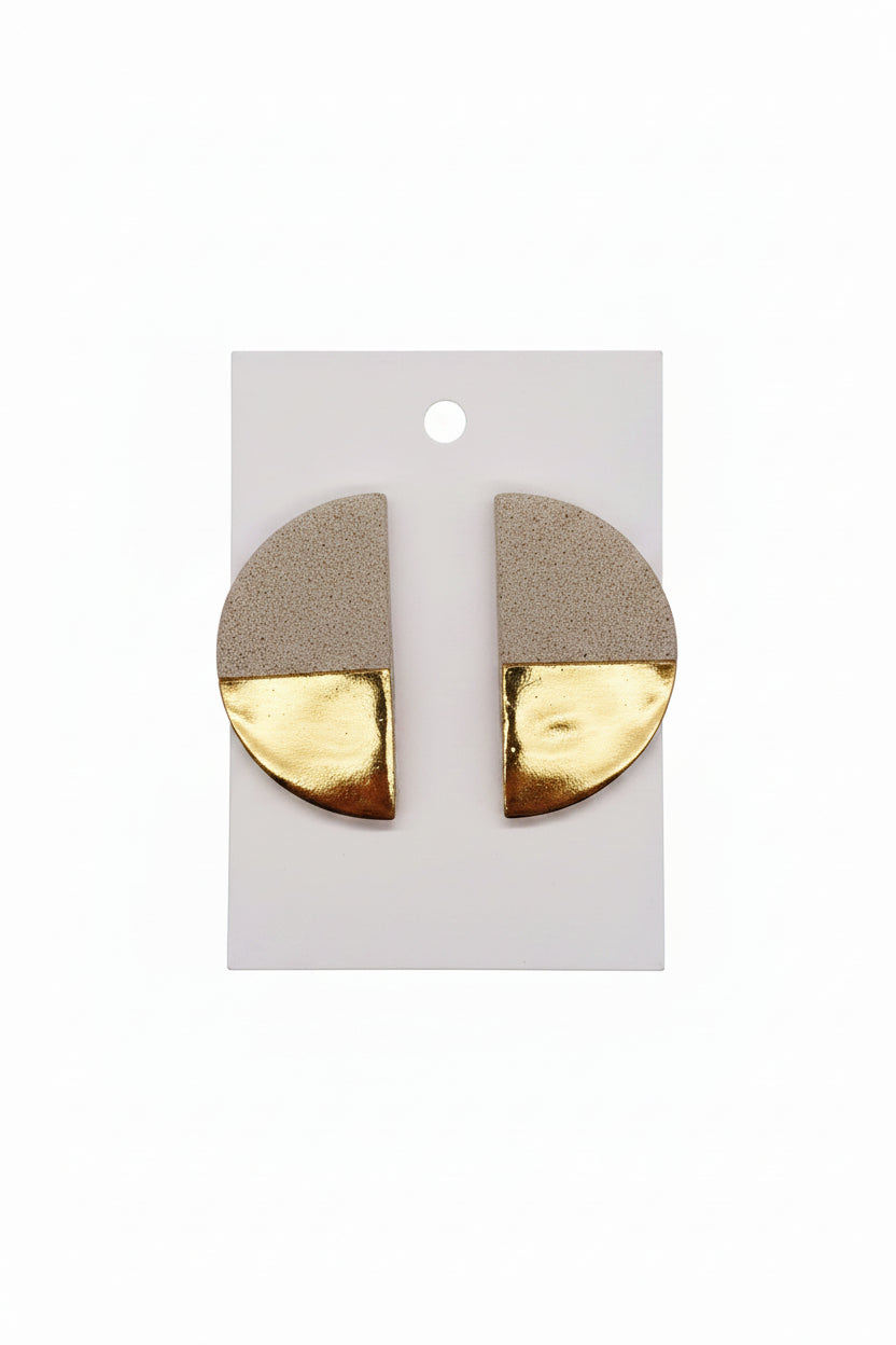 Boucles d’oreilles en céramique « Maya » - Grandes