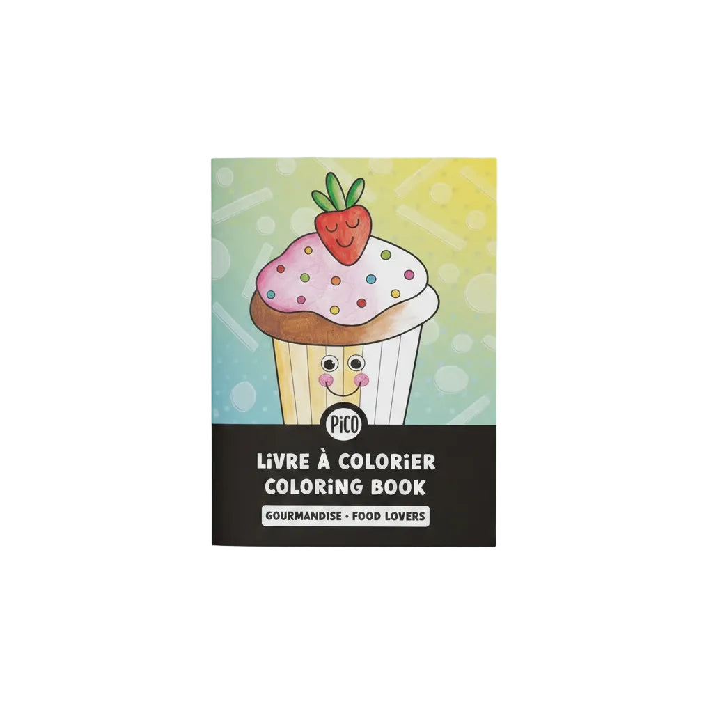 Mini livre à colorier - Gourmandise