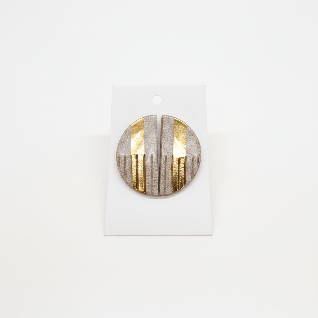Boucles d’oreilles en céramique « Maya » - Grandes