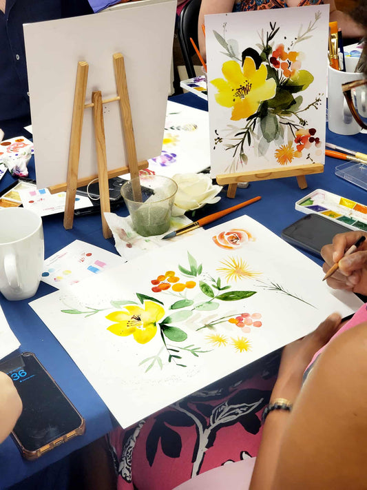 Fleurs à l'aquarelle | 23 avril, 18h-20h