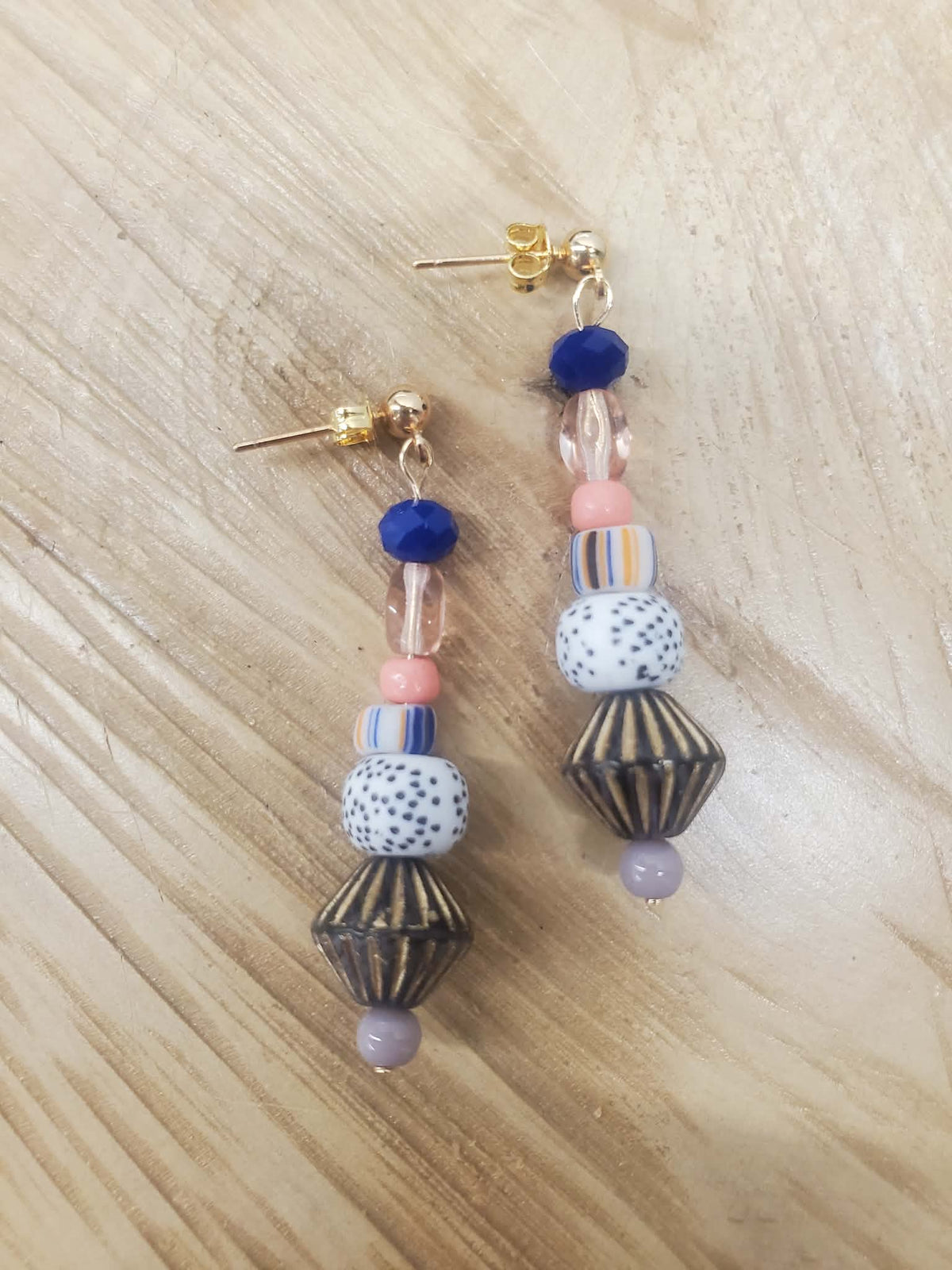 Boucles d'oreilles toupie