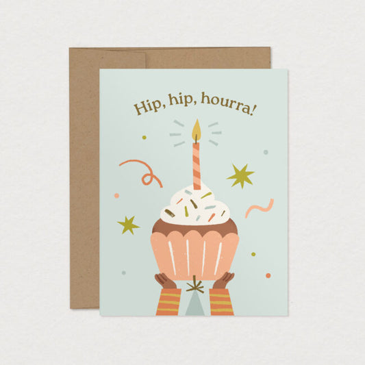 Carte de souhaits – Hip hip Hourra