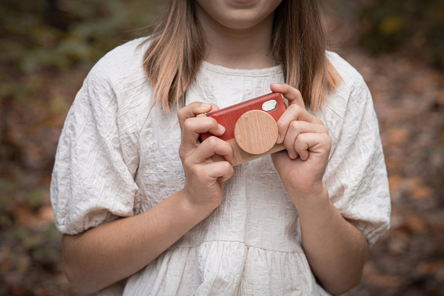 Appareil photo jouet en bois