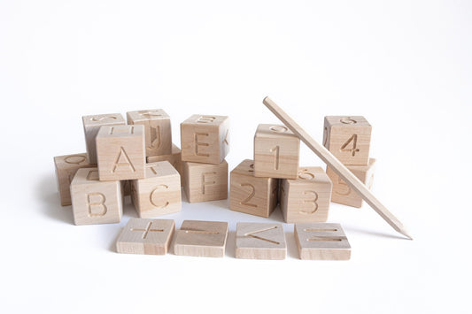 Blocs de chiffres et lettres