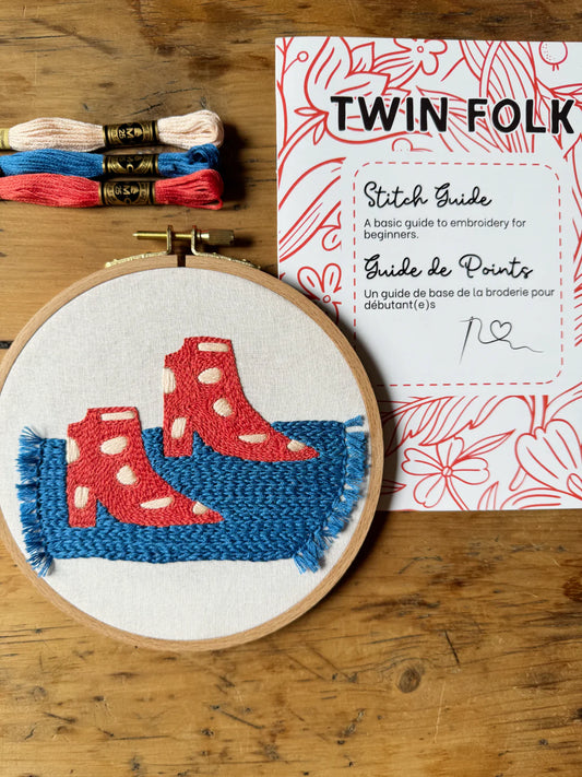 Kit de broderie - Bottes