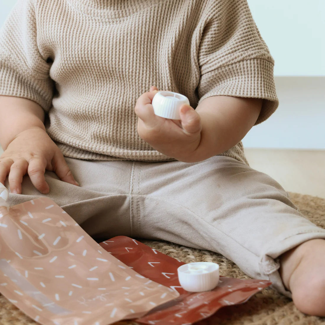 Bouchons supplémentaires pour pochettes alimentaires réutilisables (6x)