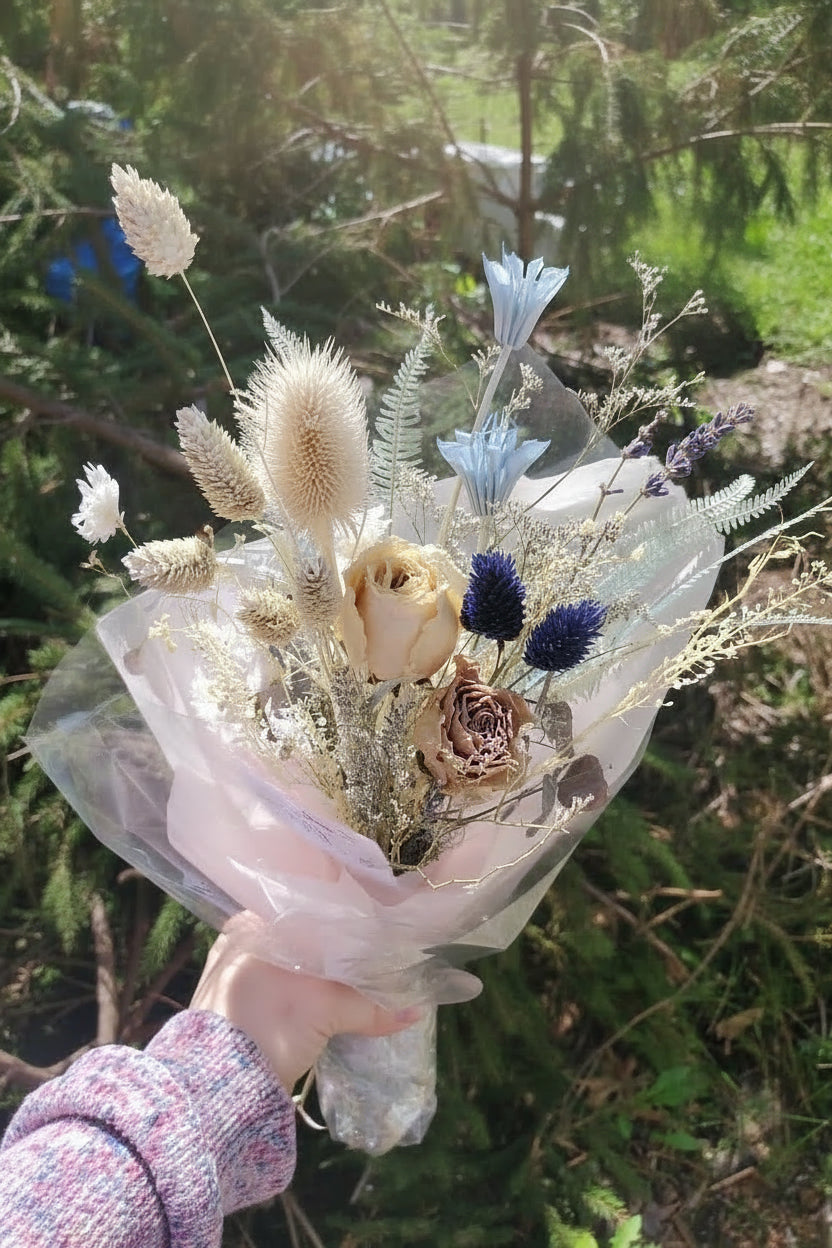 Bouquet de fleurs séchées - Aux fleurs folies