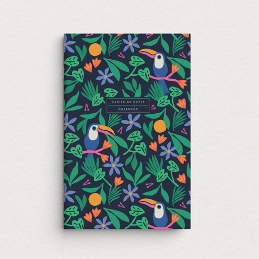 Cahier de notes toucans