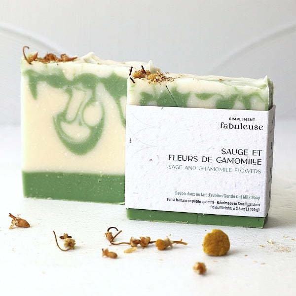 Savon Sauge & Fleurs de camomille