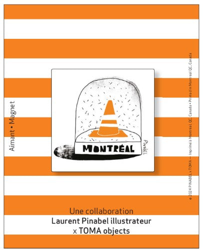 Aimant Icône Montréal - Toma