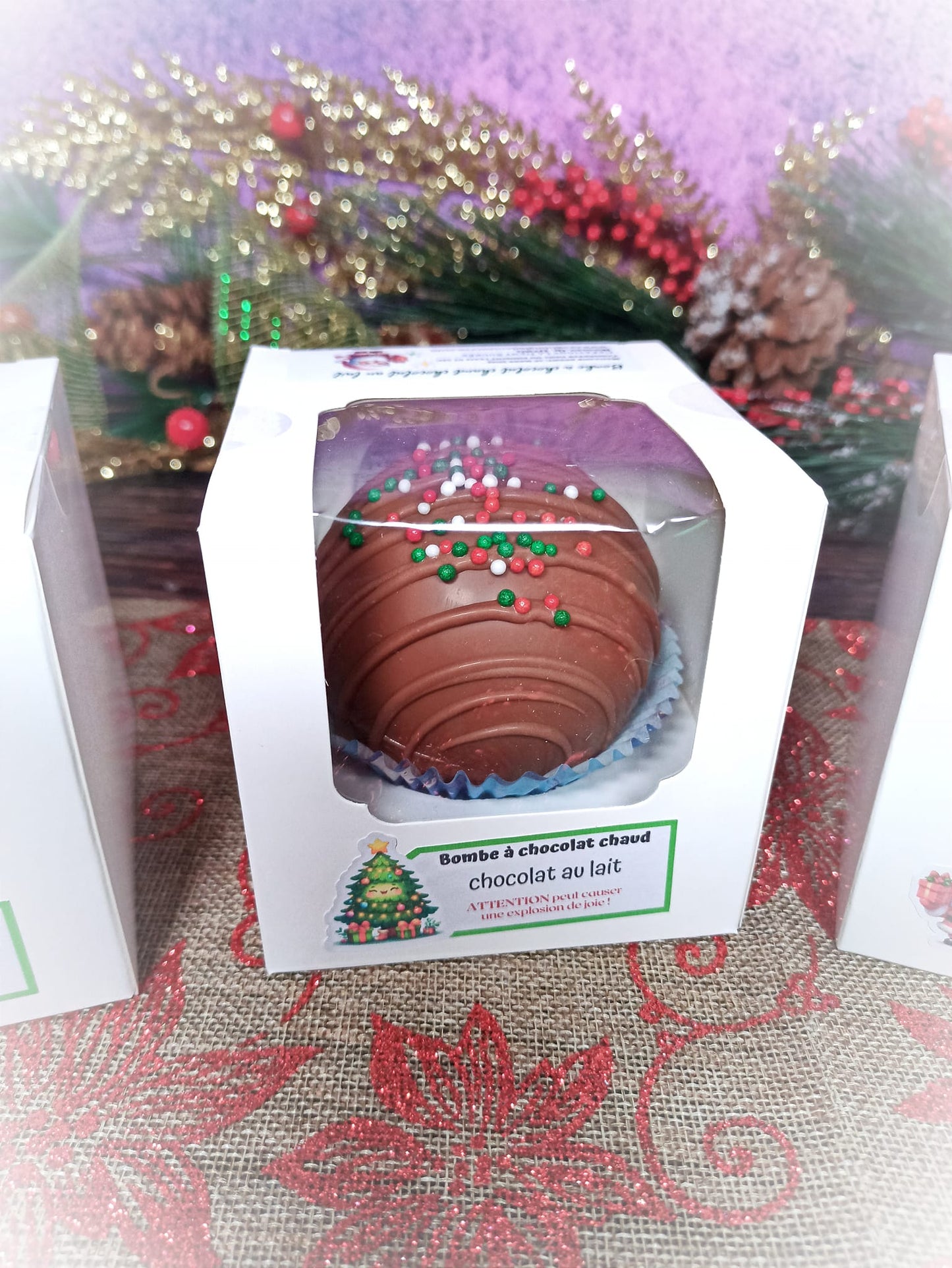 Bombes de chocolat chaud