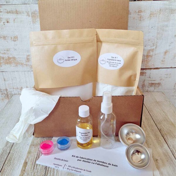 Ensemble de fabrication de bombes de bain