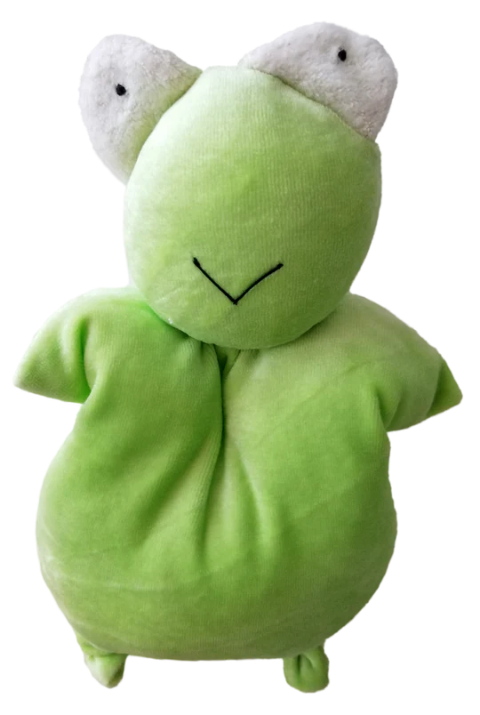 Grenouille Papoum Douillette, velours de bambou