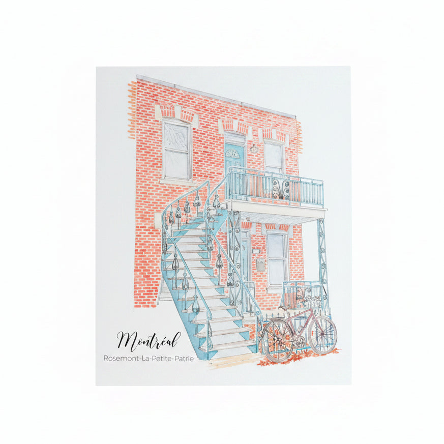 Duplex et escalier - Rosemont-la-Petite-Patrie