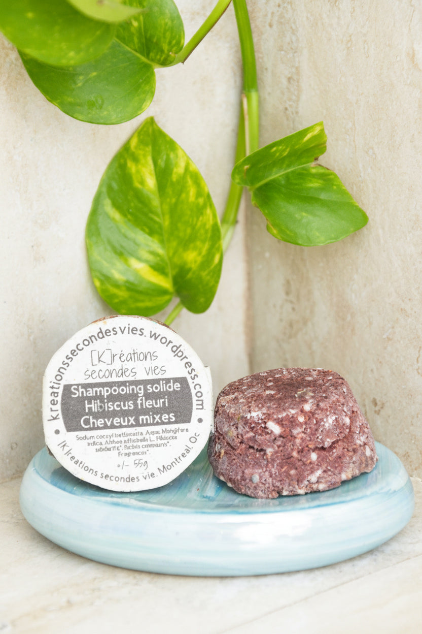 Shampooing solide - Cheveux mixes - Hibiscus fleuri