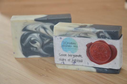 Savon bergamote-cèdre-patchouli