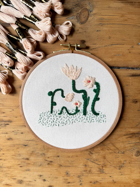 Kit de broderie - Fleurs