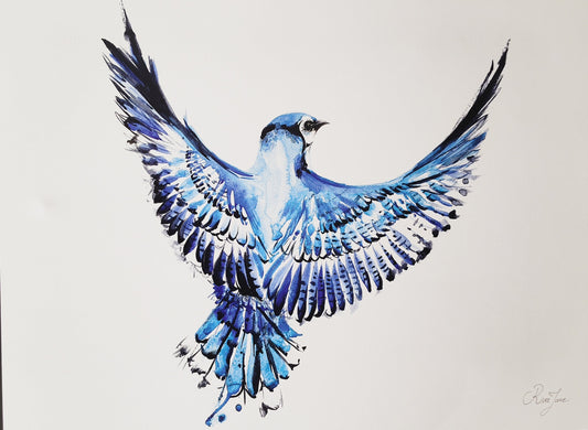 Oiseaux - 12 x 18 po - River June