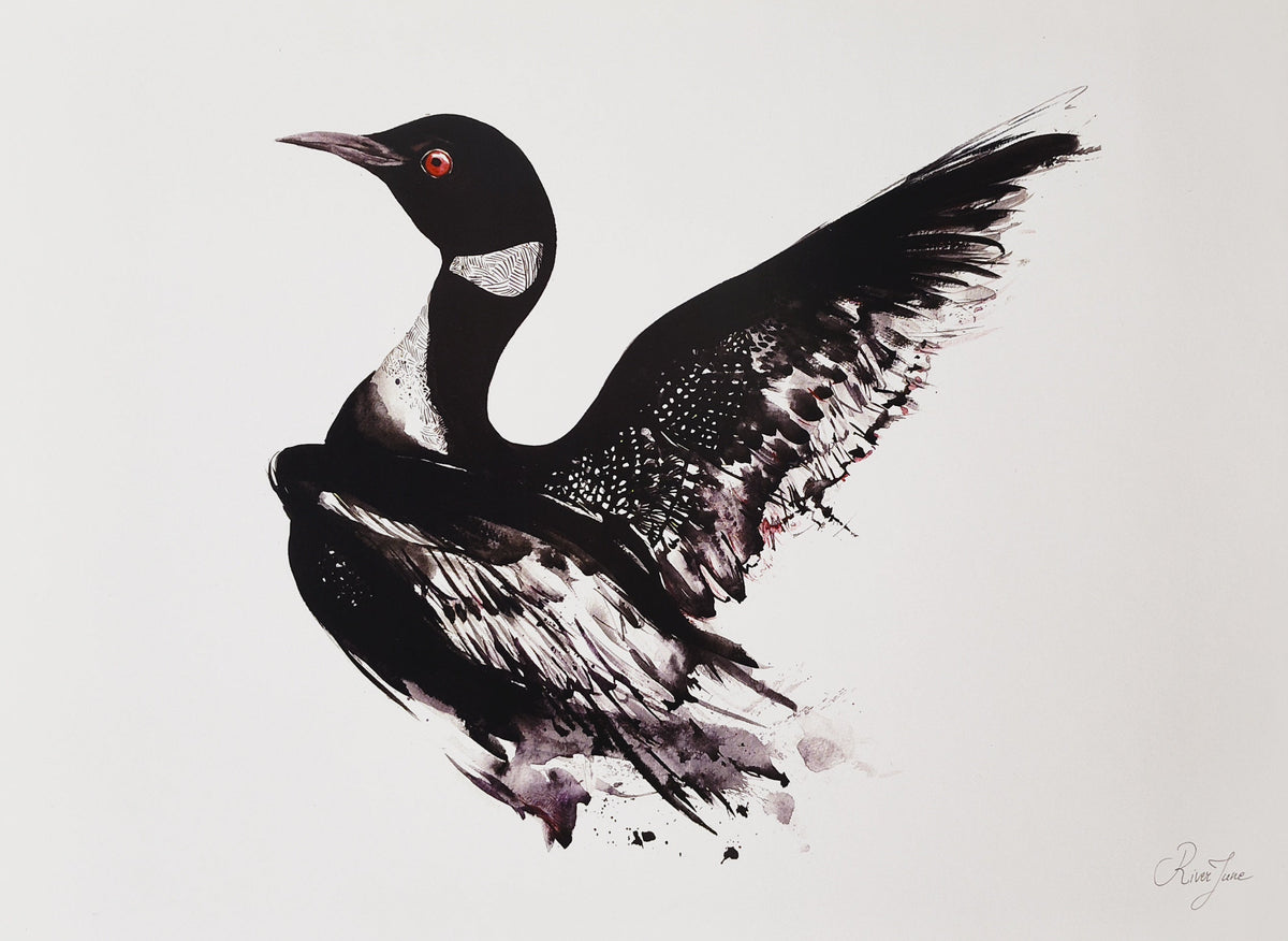 Oiseaux - 8.5 x 11 po - River June