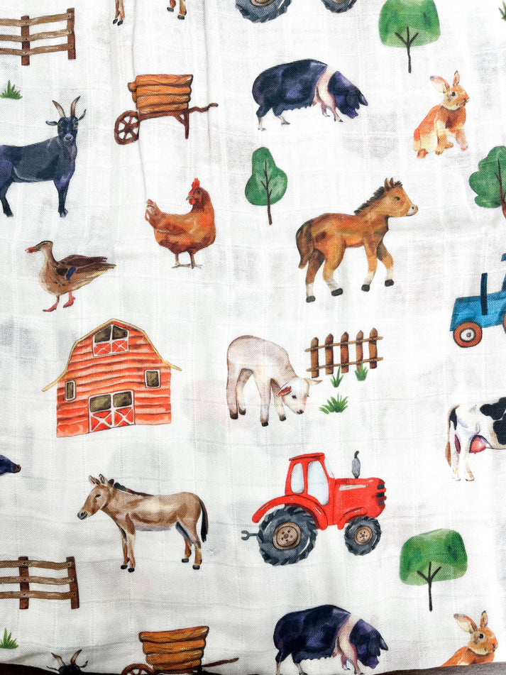 Couverture mousseline bambou - Pekaboo