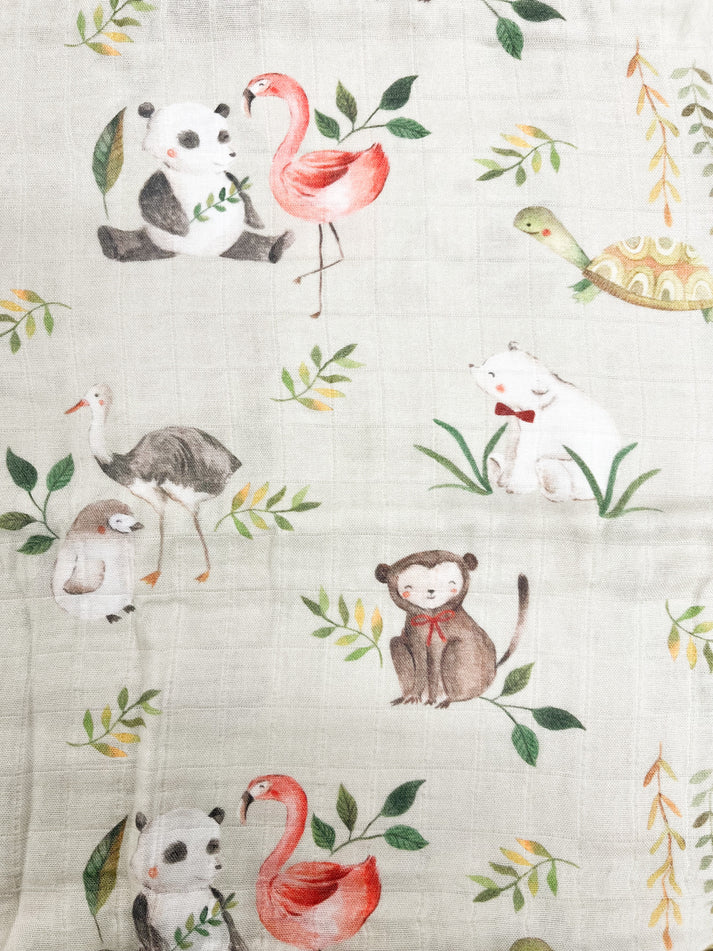 Couverture mousseline bambou - Pekaboo