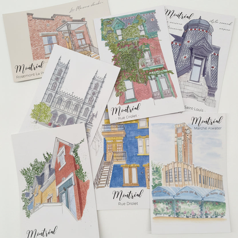 Cartes postales - B. Illustrations