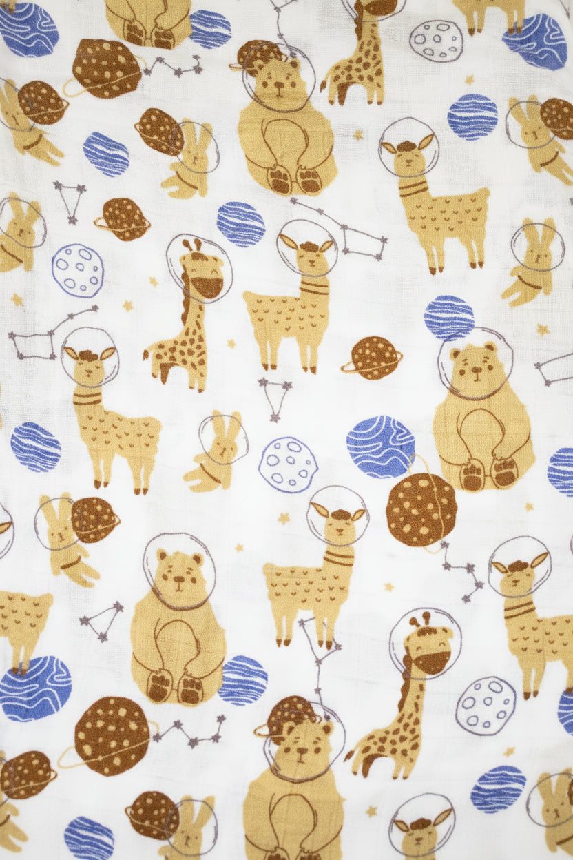 Couverture mousseline bambou - Pekaboo