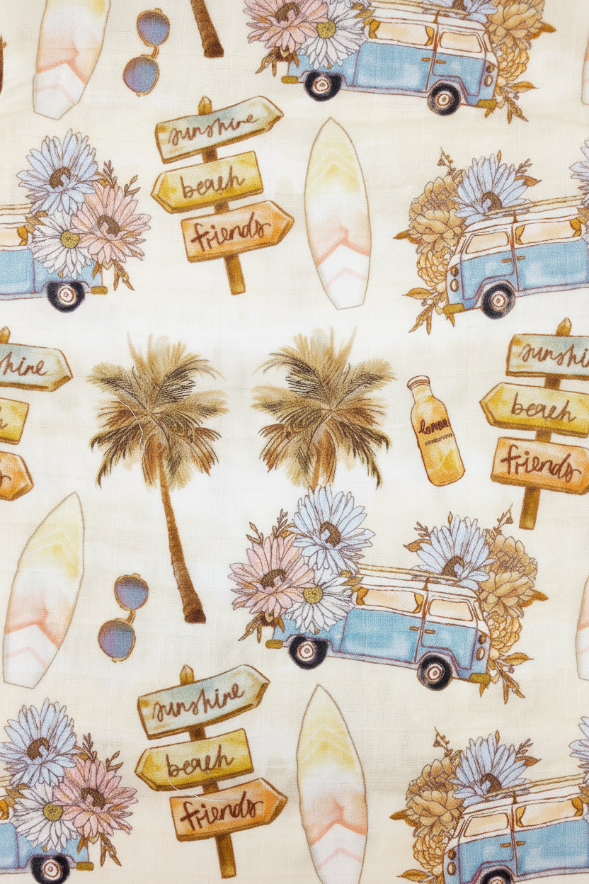 Couverture mousseline bambou - Pekaboo