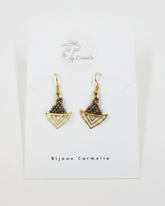 Boucles d'oreilles perlées - Bijoux Carmelle