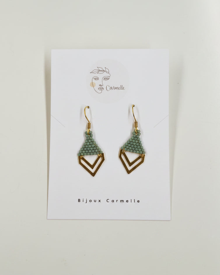 Boucles d'oreilles perlées - Bijoux Carmelle