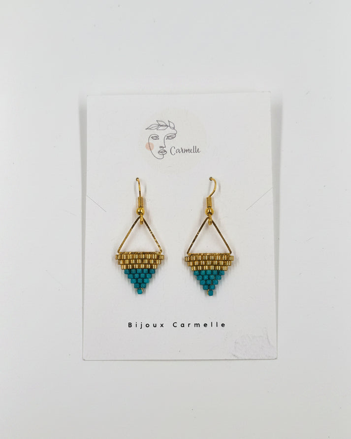 Boucles d'oreilles perlées - Bijoux Carmelle